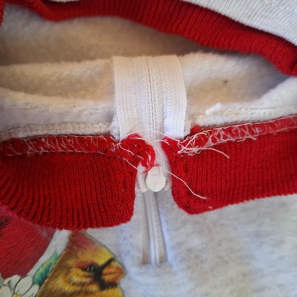 Morning Sun Vintage Nature Cardinal Birds Crewneck Sweatshirt Womens  Large